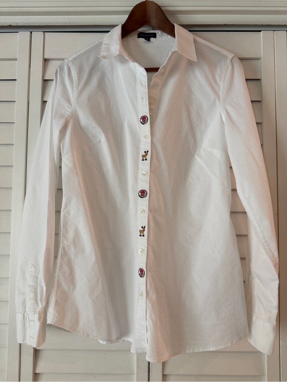 The Limited Christmas Button Down - Size M Tall